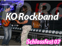 ears 'n' eyes Veranstaltungstechnik von MAIN marketing | KO Rockband / Schlossfest 07